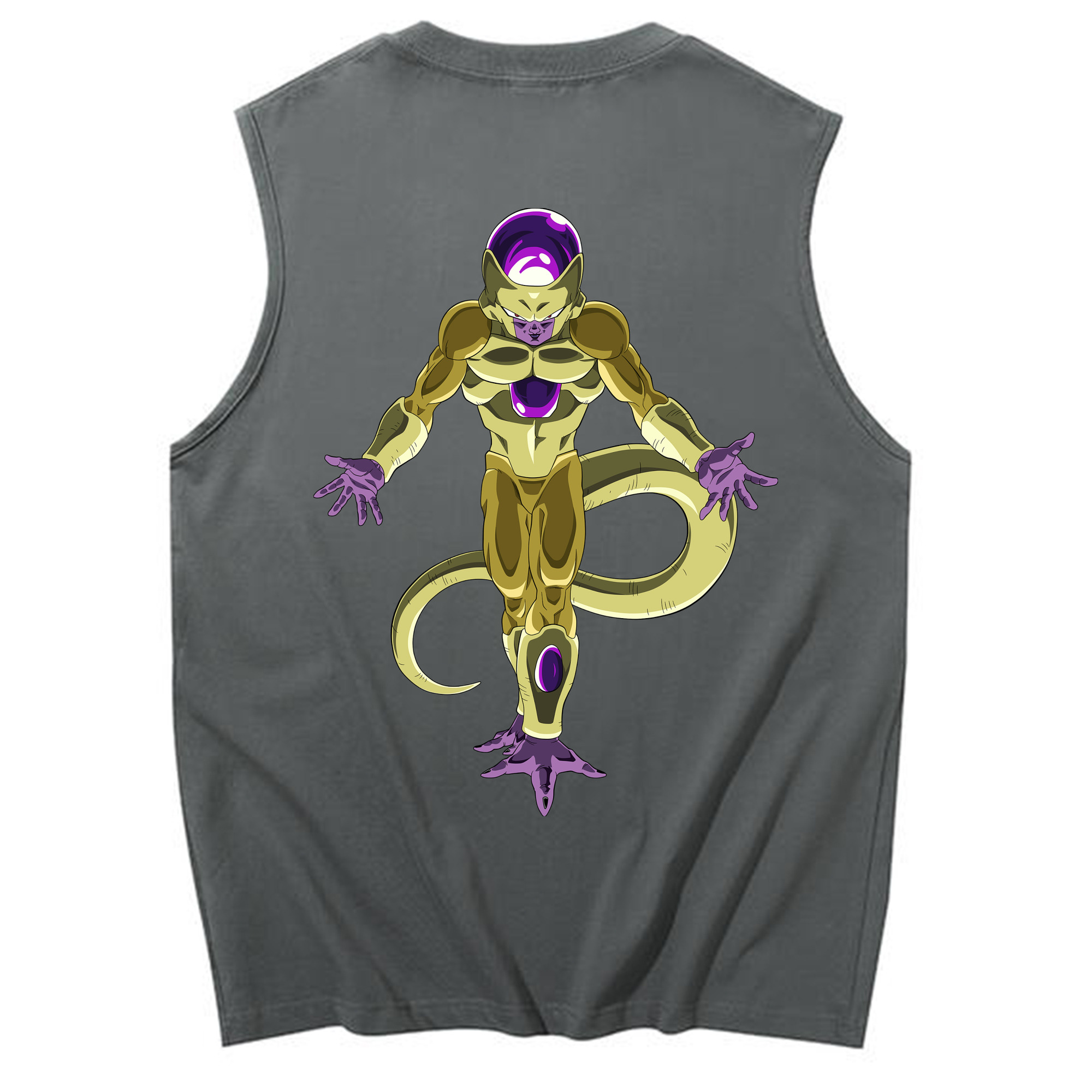 （画像用） ドラゴンボール フリーザ DRAGON BALL Frieza コットン100％タンクトップ（背面プリント）